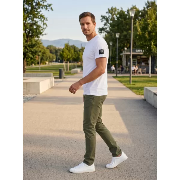  Moška majica s kratkimi rokavi SAM 73 FREDDIE MT 791 BELA 