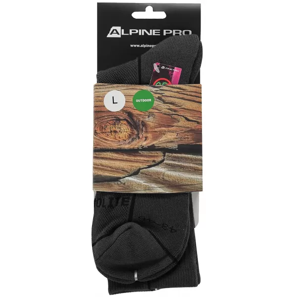  Nogavice ALPINE PRO BANFF 2 USCZ039 TEMNO SIVA 