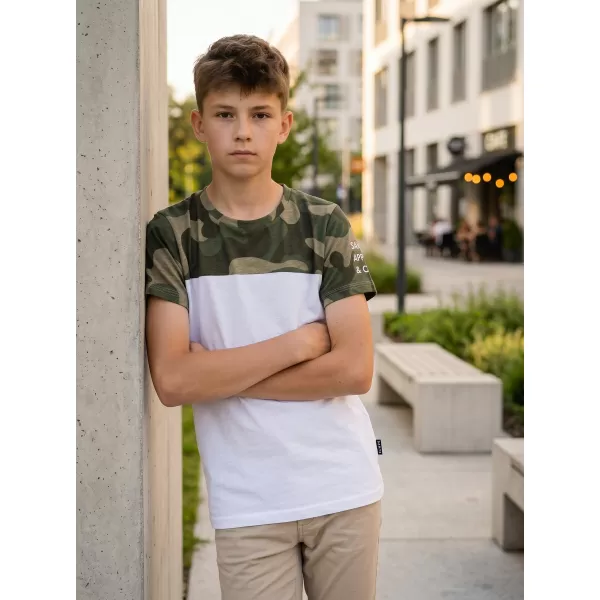  Fantovska majica s kratkimi rokavi SAM 73 MOSES BT 556 BELA 