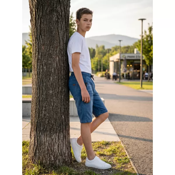  Fantovske kratke hlače SAM 73 VICTOR BS 536 SVETLO DENIM 