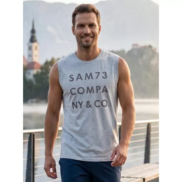  Moški brezrokavnik SAM 73 EDGAR MT 787 SVETLO SIVA 