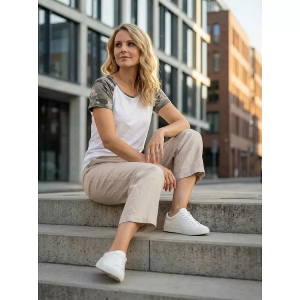  Ženska majica s kratkimi rokavi SAM 73 ROSE WT 850 BELA 