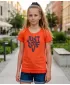 Dekliška majica s kratkimi rokavi SAM 73 JAYLENE GT 565 SVETLO ORANŽNA