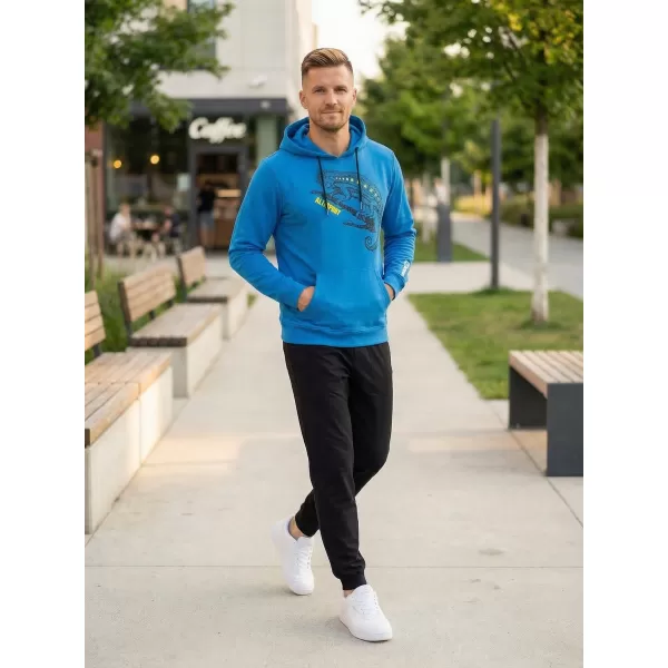  Moški pulover ALTISPORT ALM017AL304 MODRA 