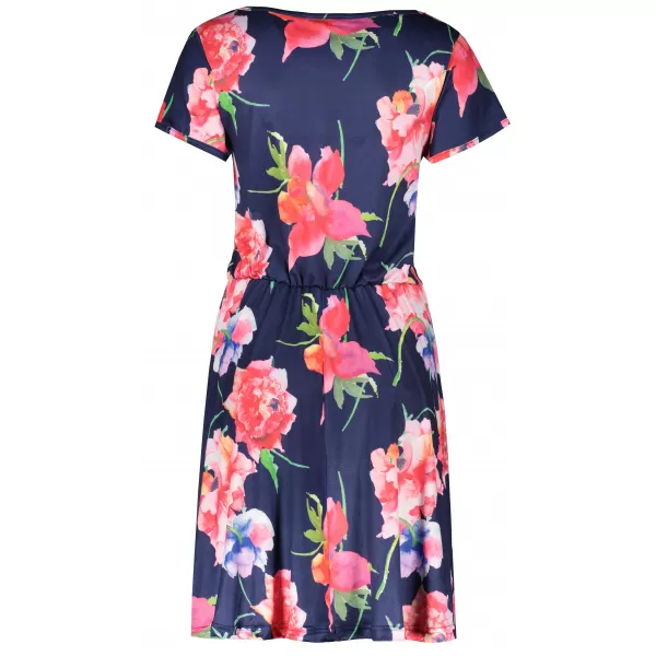  Obleka KIXMI NOLLIE TEMNO MODRA 