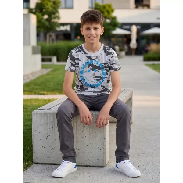  Fantovska majica s kratkimi rokavi SAM 73 KELVIN BT 560 BELA 