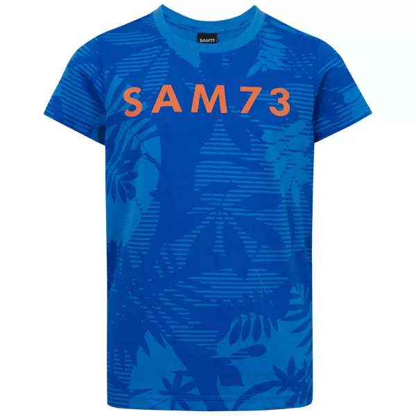  Fantovska majica s kratkimi rokavi SAM 73 THEODORE BT 563 SVETLO MODRA 