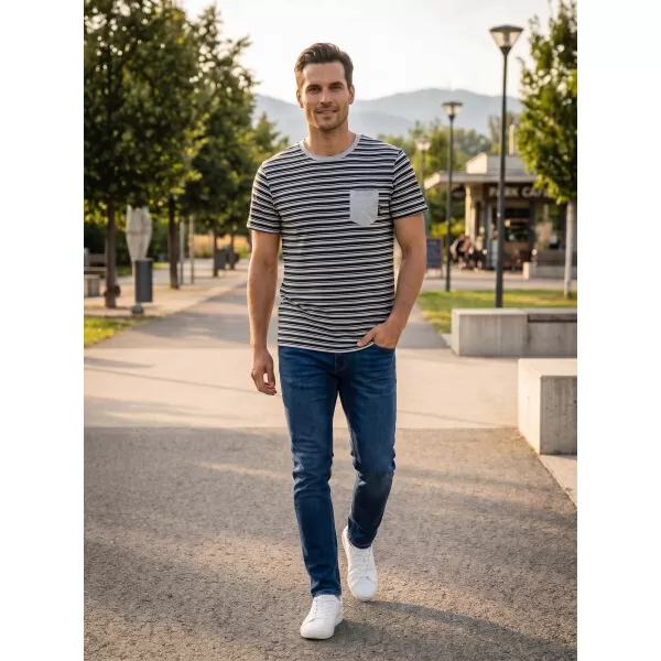  Moška majica s kratkimi rokavi SAM 73 MARTIN MT 794 SVETLO SIVA 