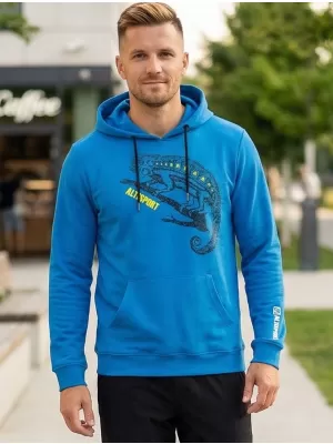 Moški pulover ALTISPORT ALM017AL304 MODRA