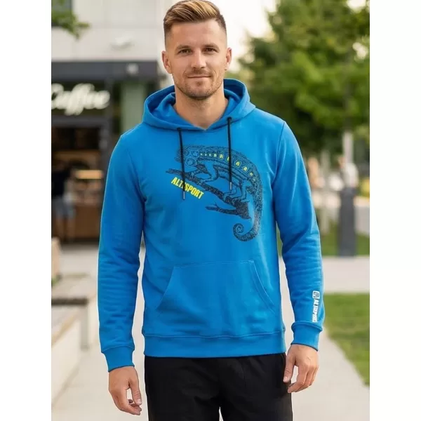  Moški pulover ALTISPORT ALM017AL304 MODRA 