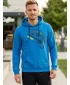 Moški pulover ALTISPORT ALM017AL304 MODRA