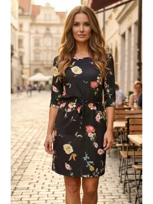 Obleka KIXMI NYDIA ČRNA
