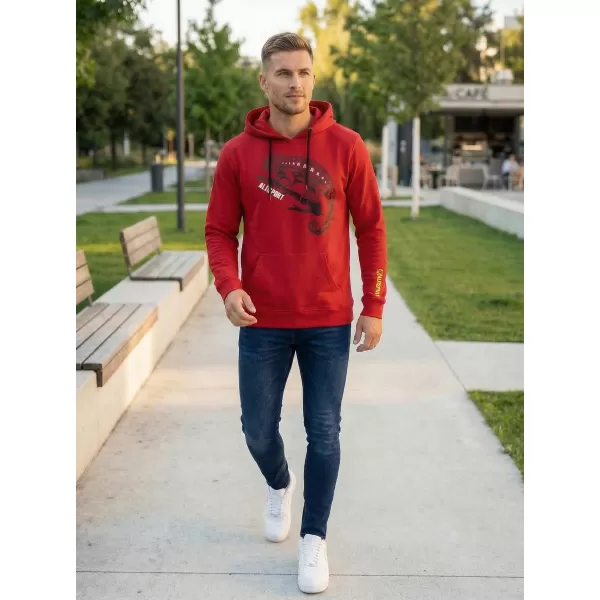  Moški pulover ALTISPORT ALM017AL304 RDEČA 