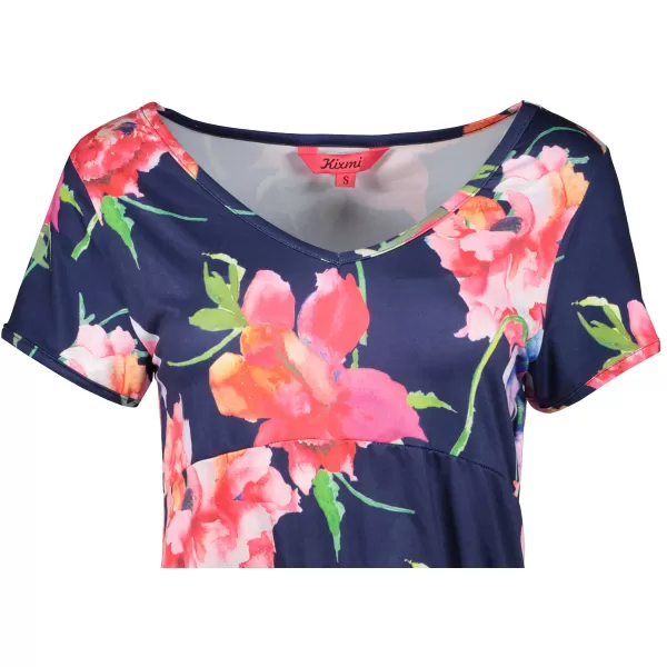  Obleka KIXMI NOLLIE TEMNO MODRA 