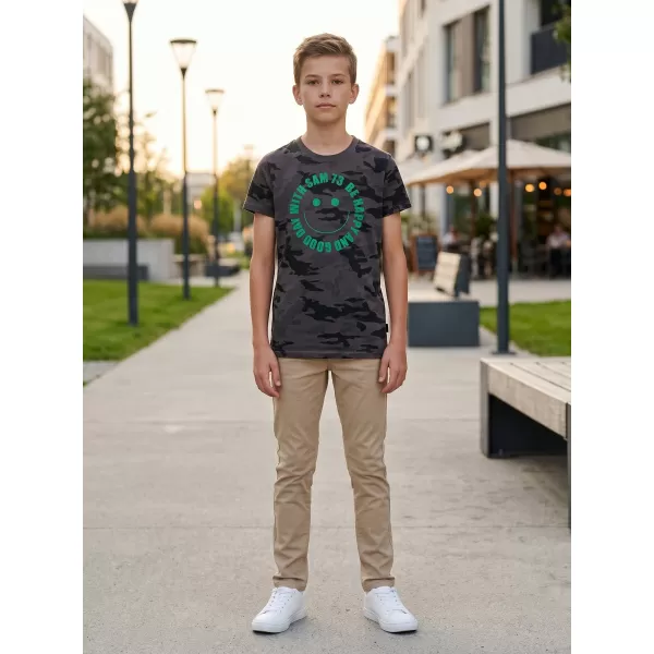  Fantovska majica s kratkimi rokavi SAM 73 KELVIN BT 560 ČRNA 