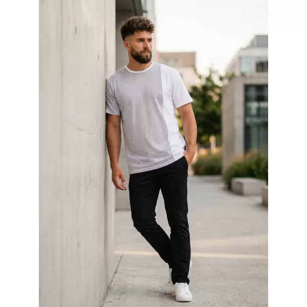  Moška majica s kratkimi rokavi SAM 73 PAUL MT 795 BELA 