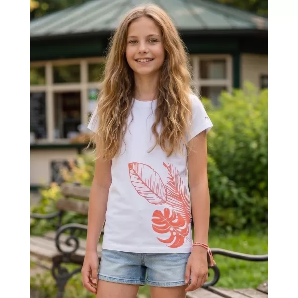  Dekliška majica s kratkimi rokavi SAM 73 STEPHANIE GT 562 BELA 