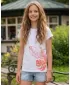 Dekliška majica s kratkimi rokavi SAM 73 STEPHANIE GT 562 BELA