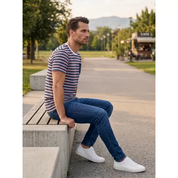  Moška majica s kratkimi rokavi SAM 73 MARTIN MT 794 BELA 
