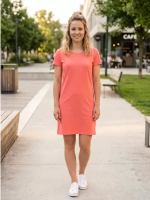 Obleka SAM 73 KIRSTEN WZ 801 SVETLO ORANŽNA