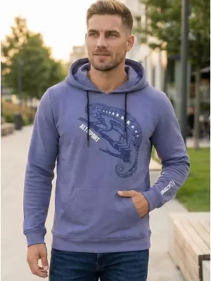 Moški pulover ALTISPORT ALM017AL304 DENIM