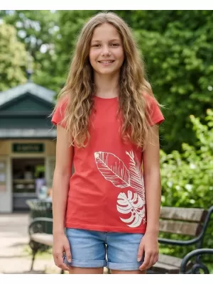 Dekliška majica s kratkimi rokavi SAM 73 STEPHANIE GT 562 SVETLO ROZA