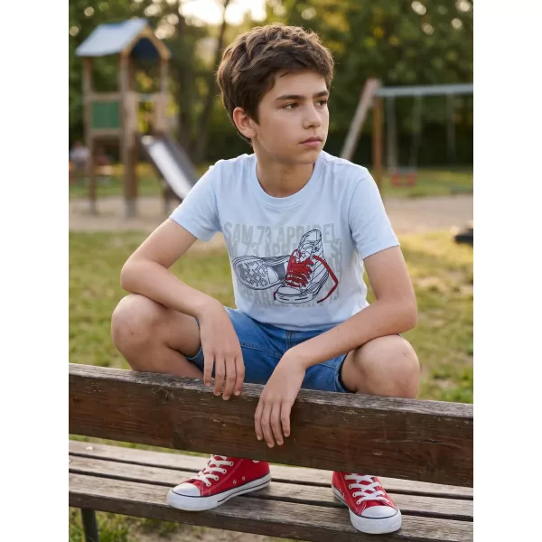  Fantovska majica s kratkimi rokavi SAM 73 PETER BT 562 BELA 