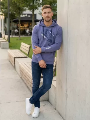 Moški pulover ALTISPORT ALM017AL304 DENIM