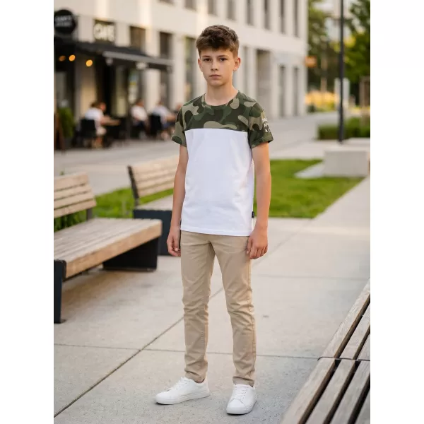  Fantovska majica s kratkimi rokavi SAM 73 MOSES BT 556 BELA 