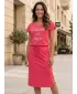 Obleka SAM 73 NATALIE WZ 803 SVETLO ROZA