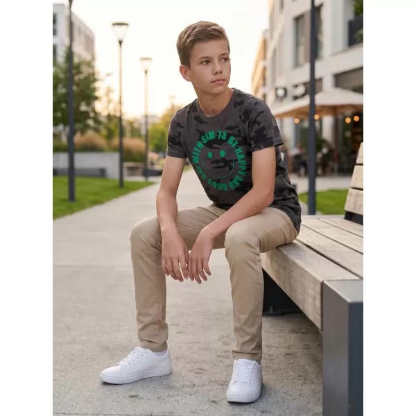  Fantovska majica s kratkimi rokavi SAM 73 KELVIN BT 560 ČRNA 