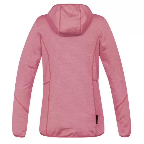  Ženski pulover HANNAH DAGNYS HOODY KREMEN ROZA MEL 