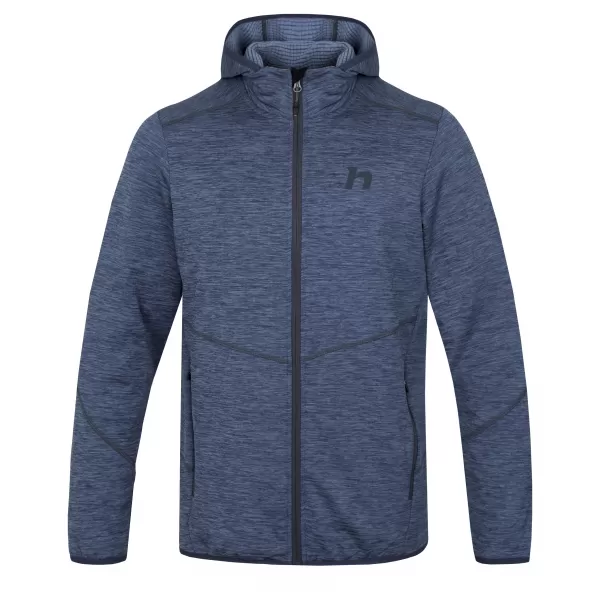  Moški pulover HANNAH DAMAR HOODY MODRA SENCA MEL 