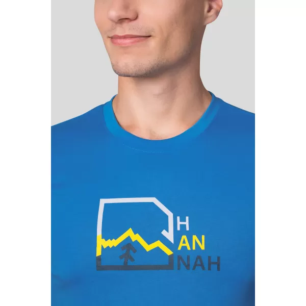 Moška majica s kratkimi rokavi HANNAH BITE BRILJANTNO MODRA 