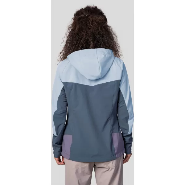 Ženska softshell jakna HANNAH PULLA MODRA MEGLA/MORSKI PES 