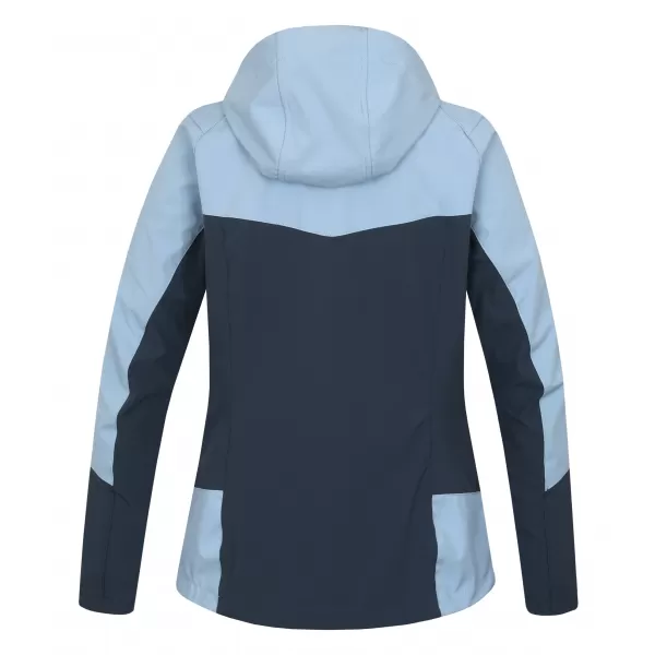  Ženska softshell jakna HANNAH PULLA MODRA MEGLA/TEMEN SKRILAVEC 