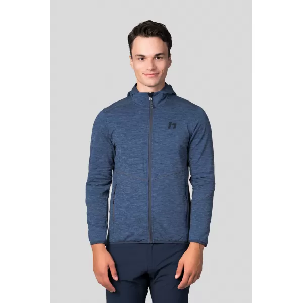  Moški pulover HANNAH DAMAR HOODY MODRA SENCA MEL 