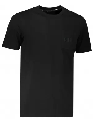 Moška majica s kratkimi rokavi PUMA MODERN BASIC POCKET TEE ČRNA PUMA