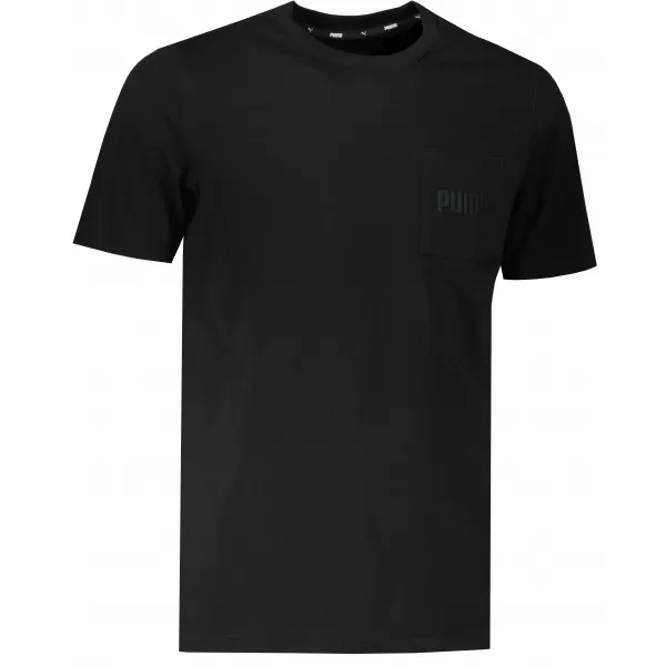  Moška majica s kratkimi rokavi PUMA MODERN BASIC POCKET TEE ČRNA PUMA 