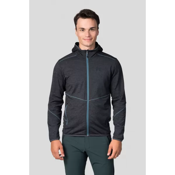  Moški pulover HANNAH DAMAR HOODY TEMNO SIVA MEL 