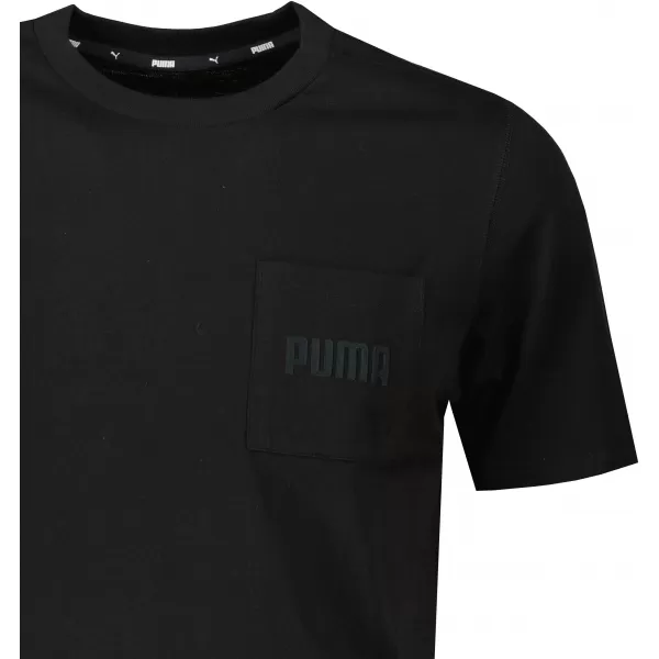  Moška majica s kratkimi rokavi PUMA MODERN BASIC POCKET TEE ČRNA PUMA 