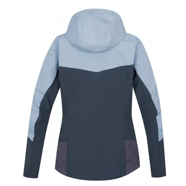 Ženska softshell jakna HANNAH PULLA MODRA MEGLA/MORSKI PES 