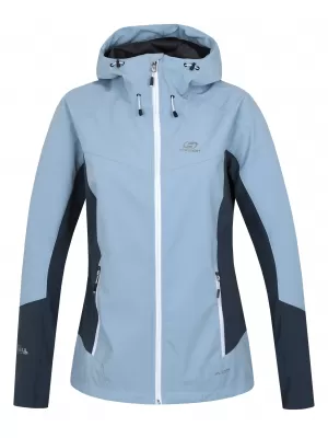 Ženska softshell jakna HANNAH PULLA MODRA MEGLA/TEMEN SKRILAVEC