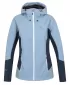 Ženska softshell jakna HANNAH PULLA MODRA MEGLA/TEMEN SKRILAVEC