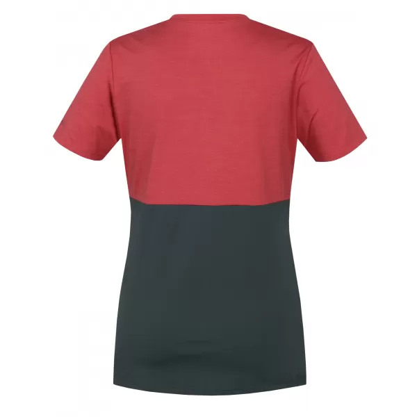  Ženska majica s kratkimi rokavi HANNAH BERRY HOLLY BERRY MEL/TEMNI GOZD 
