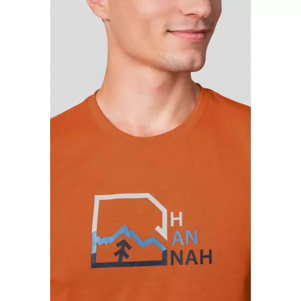  Moška majica s kratkimi rokavi HANNAH BITE JAFFA POMARANČA 