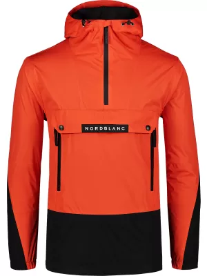 Moška jakna NORDBLANC OUTCOME NBSJM7617 ORANŽNO ČRNILO