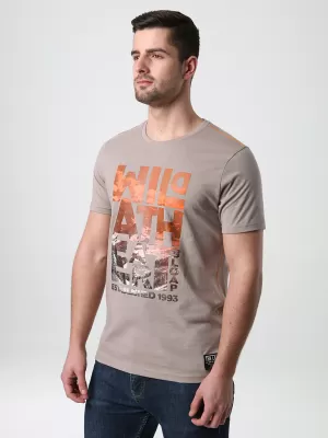 Moška majica s kratkimi rokavi LOAP BOLT RJAVA/SIVA