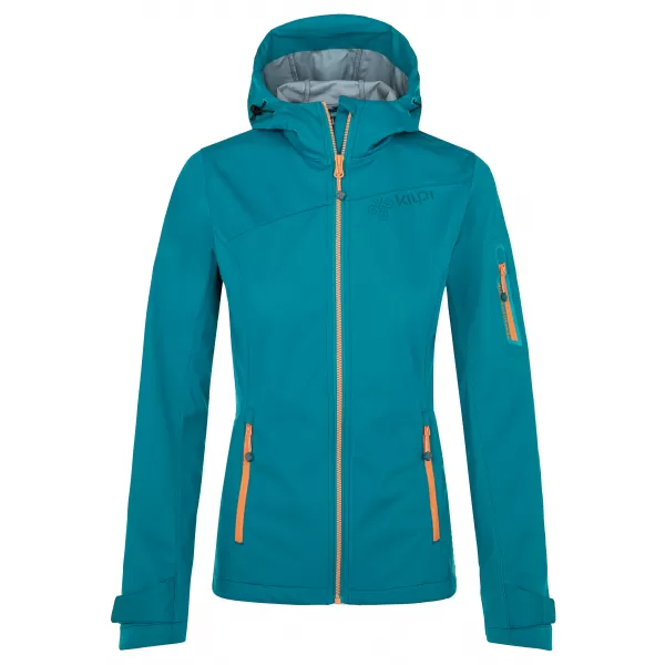  Ženska softshell jakna KILPI BELTRA-W RL0104KI TURKIZNA 