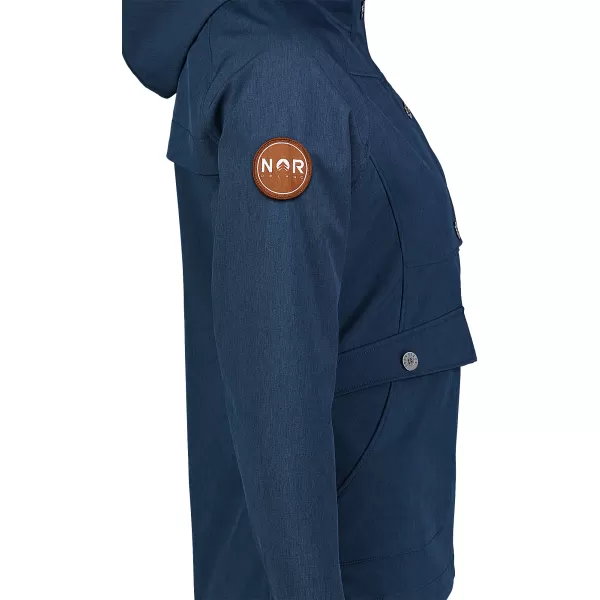  Ženska softshell jakna NORDBLANC LIGHT-HEARTED NBSSL7611 TEMNO MODRA 